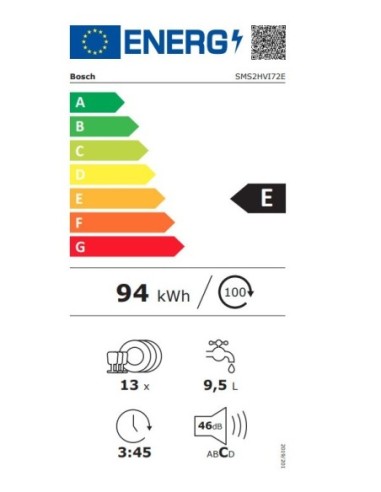 ΠΛΥΝΤΗΡΙΟ Π BOSCH SMS2HVI72E ΕΛΕΥΘ. 60εκ INOX E CLASS ΣΥΡΤΑΡΙ