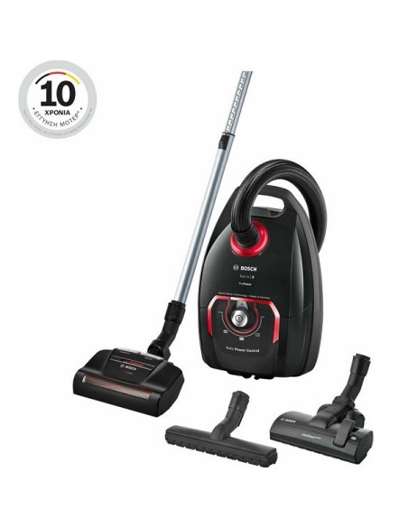 ΣΚΟΥΠΑ BOSCH BGL8POW2 650W ΜΑΥΡΗ 5lit + TURBO PLUS ΠΕΛΜΑ HEPA 15M ΚΑΛΩ