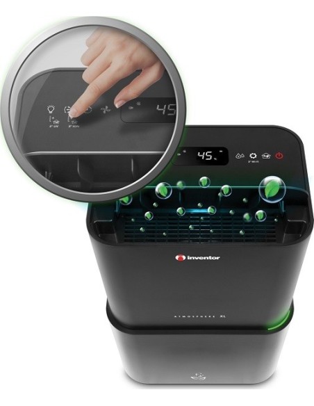 ΑΦΥΓΡΑΝΤΗΡΑΣ INVENTOR ATMOSPHERE XL AT-IONUV WIFI ΜΕ ΙΟΝΙΣΤΗ 25L ΜΑΥΡΟ