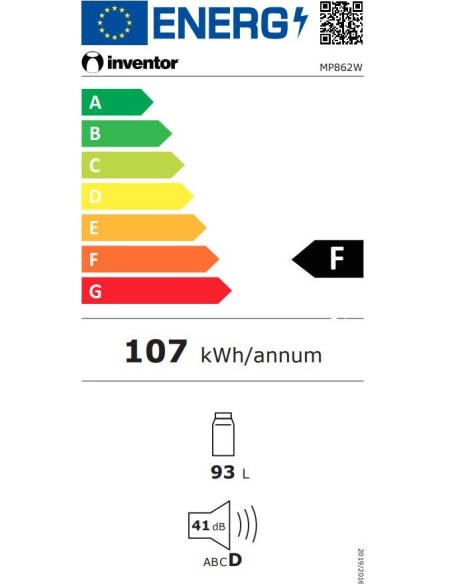 ΨΥΓΕΙΟ INVENTOR MP862W 86x47.2x45 ΛΕΥΚΟ