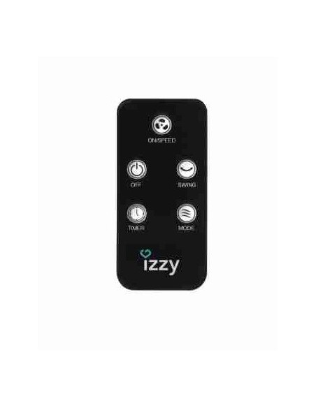 ΑΝΕΜ/ΡΑΣ IZZY IZ-9002 16" 40cm ΔΑΠΕΔΟΥ ΜΑΥΡΟΣ ΜΕ ΤΗΛΕΧ 70W 223990