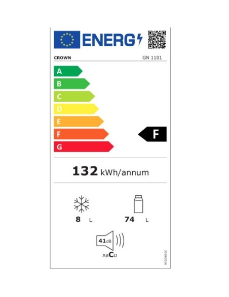 ΨΥΓΕΙΟ CROWN GN 1101 85x48 A+ ΜΟΝΟΠ ΛΕΥΚΟ