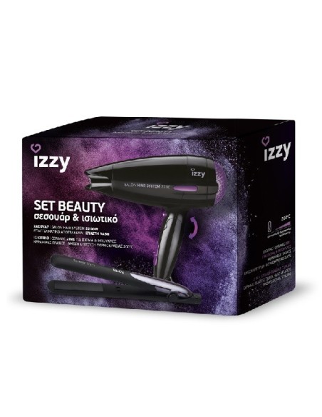 ΣΕΤ ΣΕΣΟΥΑΡ IZZY IZ-7002B TRAVEL BLACK+ ΙΣΙΩΤΙΚΟ IZZY IZ-7002A 223948