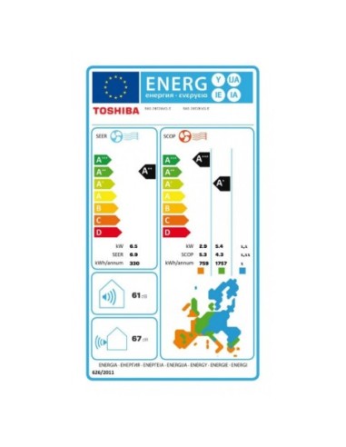 ΣΕΤ A/C TOSHIBA YUKAI RAS-24E2KVG-E / RAS-24E2AVG-E 24000BTU INV WI-FI