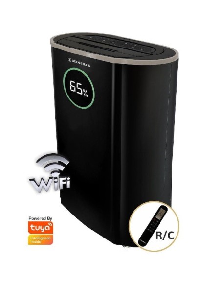 ΑΦΥΓΡΑΝΤΗΡΑΣ MORRIS MDP-24410HIW 24L ΙΟΝΙΣΤΗΣ R/C WIFI ΜΑΥΡΟΣ
