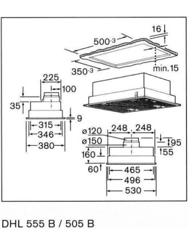 ΑΠΟΡ/ΡΑΣ BOSCH DHL555BL 53cm ΓΚΡΙ ΜΗΧΑΝΙΣΜΟΣ