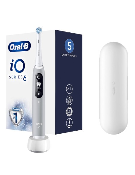 ΟΔΟΝΤΟΒΟΥΡΤΣΑ BRAUN ORAL-B IO SERIES 6 GREY 81769539 ΧΡΟΝΟΜΕΤΡΗΤΗ ΑΙΣΘ