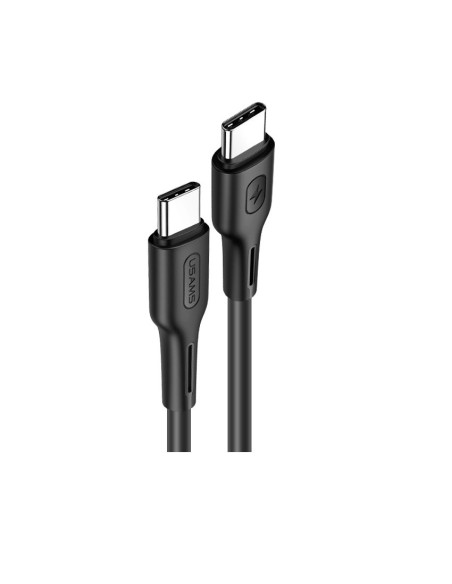 ΚΑΛΩΔΙΟ USAMS SJ459USB01 USB ΣΕ USB TYPE-C 1.2M, 100W ΜΑΥΡΟ