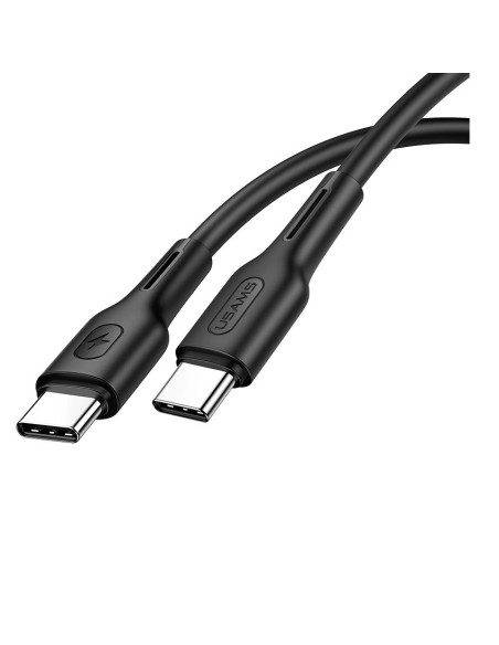 ΚΑΛΩΔΙΟ USAMS SJ459USB01 USB ΣΕ USB TYPE-C 1.2M, 100W ΜΑΥΡΟ