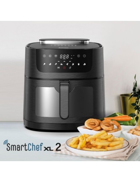 ΦΡΙΤΕΖΑ ROHNSON R-2858 ΑΕΡΟΣ ΜΕ ΑΠΟΣΠΩΜΕΝΟ ΚΑΔΟ 8LT ΜΕ WIFI ΜΑΥΡΗ ΜΕ Ψ