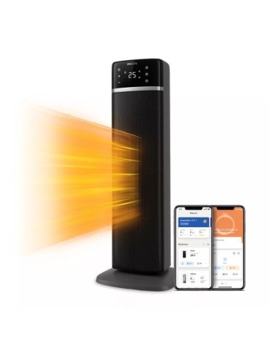 ΑΕΡΟΘΕΡΜΟ PHILIPS CX5120/11 ΚΕΡΑΜΙΚΟ ΔΑΠΕΔΟΥ ΜΑΥΡΟ 2000W ΜΕ WIFI