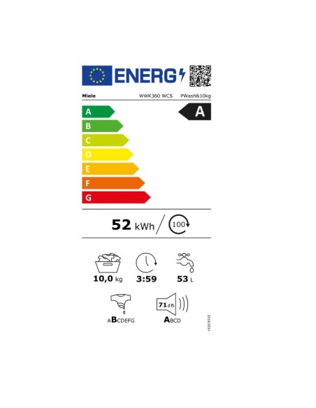 ΠΛΥΝΤΗΡΙΟ Ρ MIELE WWK360 WCS LW PWash 10kg 1400στρ A CLASS WIFI 25 χρό