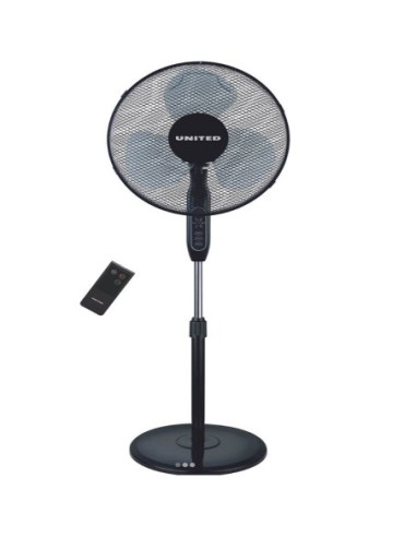 ΑΝΕΜ/ΡΑΣ UNITED USF-683 ΟΡΘΟΣΤ ΜΕ ΤΗΛΕΧΕΙΡΙΣΤΗΡΙΟ 40W ΜΑΥΡΟΣ