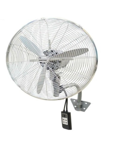 ΑΝΕΜ/ΡΑΣ UNITED UIF-963 50CM ΜΕΤΑΛΛΙΚΟΣ ΤΟΙΧΟΥ ΕΠΑΓΓΕΛΜΑΤΙΚΟΣ ΜΕ ΤΗΛΕΧ