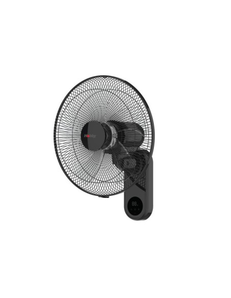 ΑΝΕΜ/ΡΑΣ HOBBY HWF-80613 40CM ΤΟΙΧΟΥ ΜΑΥΡΟΣ 800613 RC 55W