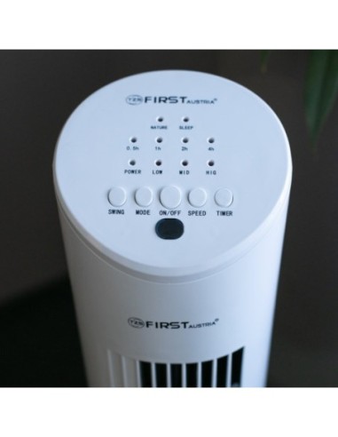 ΑΝΕΜ/ΡΑΣ FIRST AUSTRIA FA-5560-1 ΠΥΡΓΟΣ ΔΑΠΕΔΟΥ 80CM 60W ΜΕ ΤΗΛΕΧ ΛΕΥΚ
