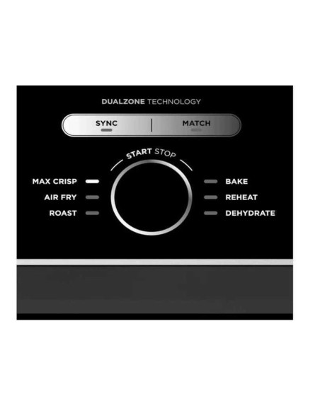 ΦΡΙΤΕΖΑ NINJA AF400EU AIR FRYER 2470W 9.5L BLACK ΔΙΠΛΟΣ ΚΑΔΟΣ