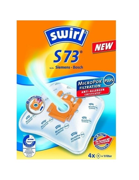 ΣΑΚΟΥΛΑ SWIRL S73/4 HEPA TYPE GXXL BOSCH-SIEMENS