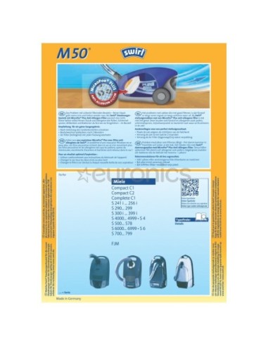 ΣΑΚΟΥΛΑ SWIRL M50 /4 ΓΙΑ MIELE FJM