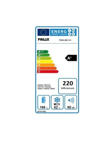 ΨΥΓΕΙΟ FINLUX FXRA 2831 160x54x56 240lt A+ ΛΕΥΚΟ