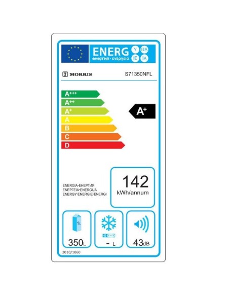 ΣΥΝΤΗΡΗΣΗ MORRIS S71350 NFL INOX 186χ60  A+ ΜΟΝΟΠΟΡΤΟ