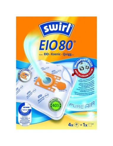 ΣΑΚΟΥΛΑ SWIRL EIO80/4 ΑΝΤΙΒΚΤΗΡΙΑΚΗ JURO PRO ALEGRA, ECO FOREST, AVANT