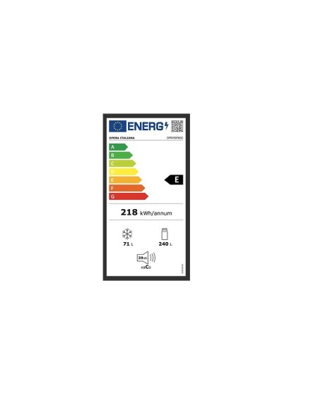ΨΥΓΕΙΟ OPERA ITALIANA OFRMDP60C ΔΙΠΟΡΤΟ CREAM 175.2x60.5 311lt Ε CLASS