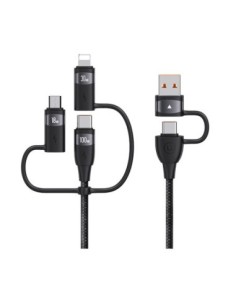 ΚΑΛΩΔΙΟ USAMS SJ646USB01 USB/USB-C ΣΕ 3 in 1 US-SJ646, PD 100W, 2m ΜΑΥ