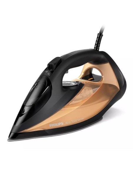 ΣΙΔΕΡΟ ΑΤ PHILIPS DST7040/80 AZUR 2800W ΣΥΝΕΧΟΜΕΝΗ ΠΑΡΟΧΗ, ΜΑΥΡΟ ΧΡΥΣΟ