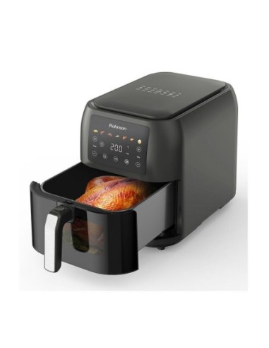 ΦΡΙΤΕΖΑ ROHNSON R-2860 ΑΕΡΟΣ SLIM ΜΕ ΑΠΟΣΠΩΜΕΝΟ ΚΑΔΟ 8LT ΜΑΥΡΗ