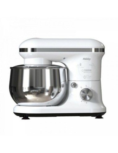ΚΟΥΖΙΝΟΜΗΧΑΝΗ HOBBY HMB-40367 ΜΕ ΑΝΟΞΕΙΔΩΤΟ ΚΑΔΟ 5LT ΛΕΥΚΗ 1000W