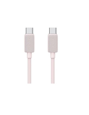 ΚΑΛΩΔΙΟ USAMS SJ691USB04 USB-C σε USB-C 60W, 480Mbps, 1m, ροζ