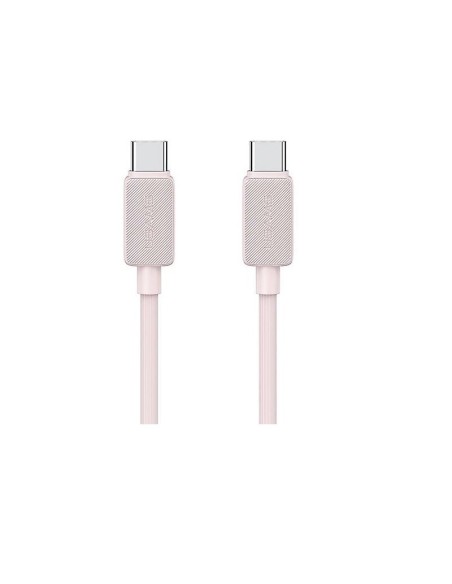 ΚΑΛΩΔΙΟ USAMS SJ691USB04 USB-C σε USB-C 60W, 480Mbps, 1m, ροζ