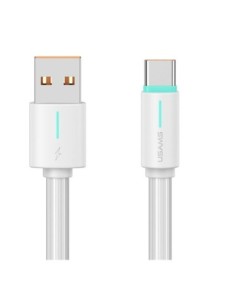 ΚΑΛΩΔΙΟ USAMS SJ732USB02 USB-C σε USB US-SJ732, 18W, 480Mbps, 1m, λευκ