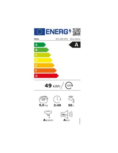 ΠΛΥΝΤΗΡΙΟ Ρ MIELE WQ 1000 WPS NOVA EDITION 9kg 1600στρ A 12708900