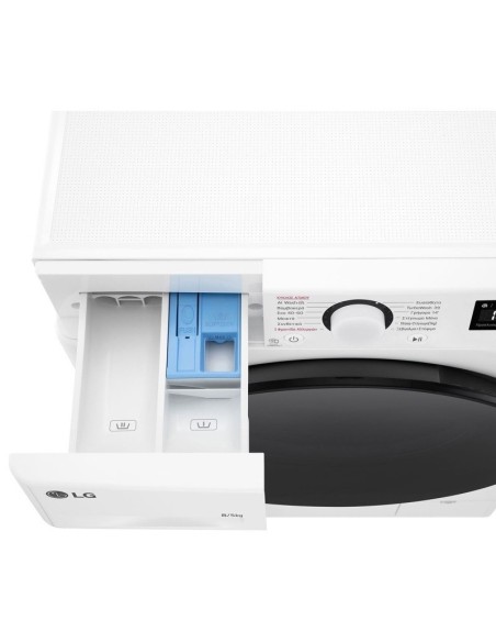 ΠΛΥΝΤΗΡΙΟ Ρ-ΣΤΕΓΝΩΤΗΡΙΟ LG D2R50S8TSWB 8kg/5kg ΑΤΜΟΥ 1200ΣΤΡ στενό με 