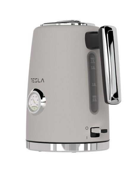 ΒΡΑΣΤΗΡΑΣ TESLA KT600CX 2200W 1.7lt INOX-ΚΡΕΜ