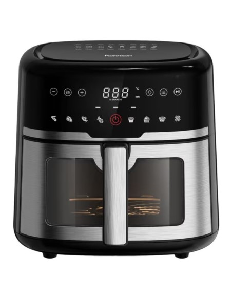 ΦΡΙΤΕΖΑ ROHNSON R-2873 ΑΕΡΟΣ ΜΕ ΑΠΟΣΠΩΜΕΝΟ ΚΑΔΟ 6LT 1500W ΜΑΥΡΗ-INOX