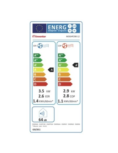 ΚΛΙΜ/ΚΟ ΦΟΡΗΤΟ INVENTOR MAGIC M3GCP290-12 12000BTU ΨΥΞΗ ΘΕΡΜΑΝΣΗ