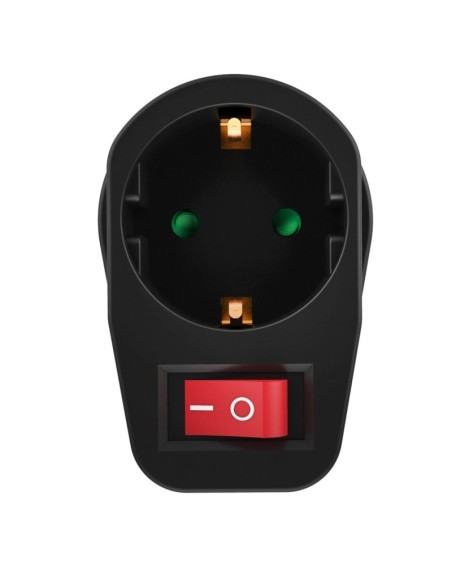 ΜΟΝΟΠΡΙΖΟ POWERTECH PT-810 SCHUKO 16A ΜΑΥΡΟ ΜΕ ΔΙΑΚΟΠΤΗ ΑΦΑΛΕΙΑΣ