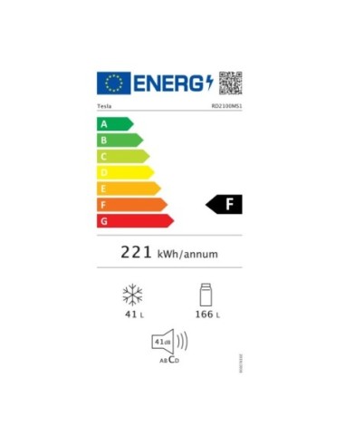 ΨΥΓΕΙΟ TESLA RD2100MSE ΔΙΠΟΡΤΟ 143x55x55 F CLASS SILVER
