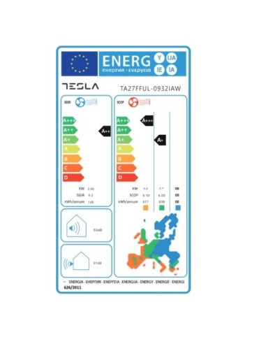 ΣΕΤ A/C TESLA TA27FFUL-0932IAW SELECT 9000BTU A++/A+++ WIFI