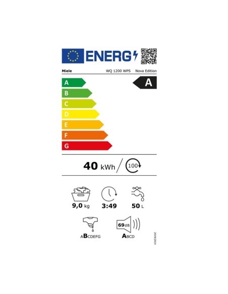 ΠΛΥΝΤΗΡΙΟ Ρ MIELE WQ 1200 WPS NOVA EDITION 9kg 1400στρ A 12708910