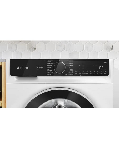 ΠΛΥΝΤΗΡΙΟ Ρ PITSOS WPG140LZ0 10kg 1400στ. A class ΜΕ ΑΤΜΟ