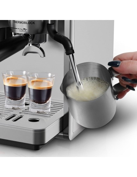 ΚΑΦΕΤΙΕΡΑ ROHNSON R-98200 ESPRESSO 20BAR 2700W ΑΛΕΣΜΕΝΟΥ ΚΑΦΕ ΑΦΡΟΓΑΛΑ