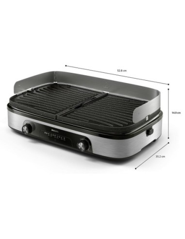 ΨΗΣΤΙΕΡΑ PHILIPS HD6222/90 2400W ΜΕ 2 ΑΝΕΞΑΡΤΗΤΕΣ ΖΩΝΕΣ