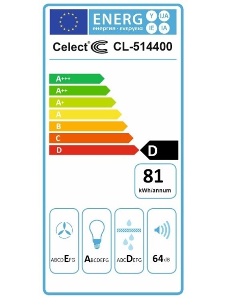 ΑΠΟΡ/ΡΑΣ CELECT CL-514400 ΜΕΤΑΛ.ΦΙΛΤΡΑ ΙΝΟΧ 55εκ ΜΗΧΑΝΙΣΜΟΣ