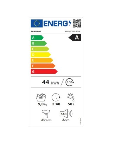 ΠΛΥΝΤΗΡΙΟ Ρ SAMSUNG WW90DG6U85LKU4 9kg 1400στρ A CLASS ΜΕ ΑΤΜΟ ΚΑΙ ECO