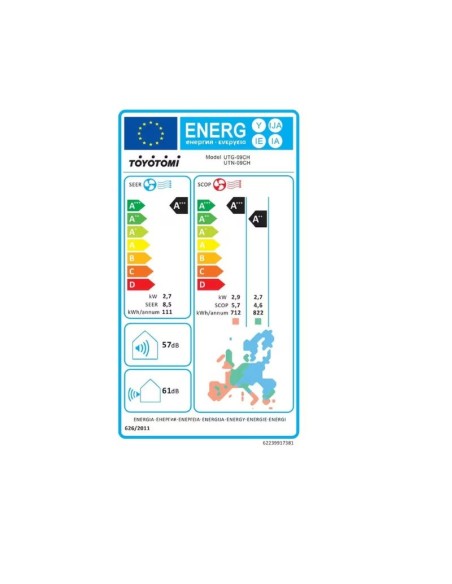 ΣΕΤ A/C TOYOTOMI UMI UTN/UTG-09CH 9000 INV WIFI ION