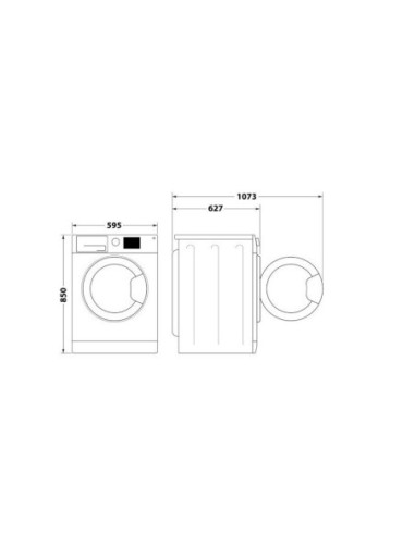 ΠΛΥΝΤΗΡΙΟ Ρ WHIRLPOOL FFD 9479 BV EE  9kg 1400ΣΤΡ Α CLASS ΜΕ ΑΤΜΟ